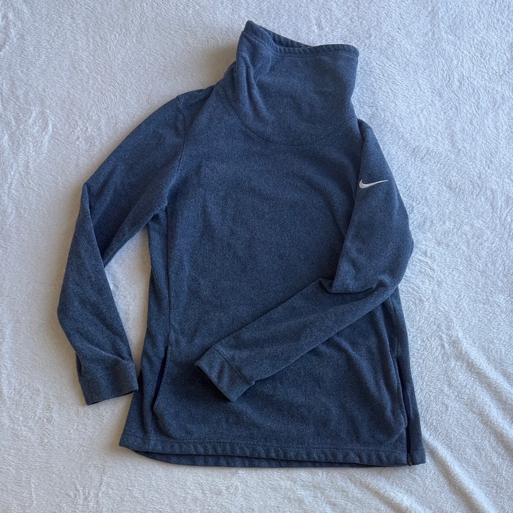 Nike Navy High-Neck Pullover